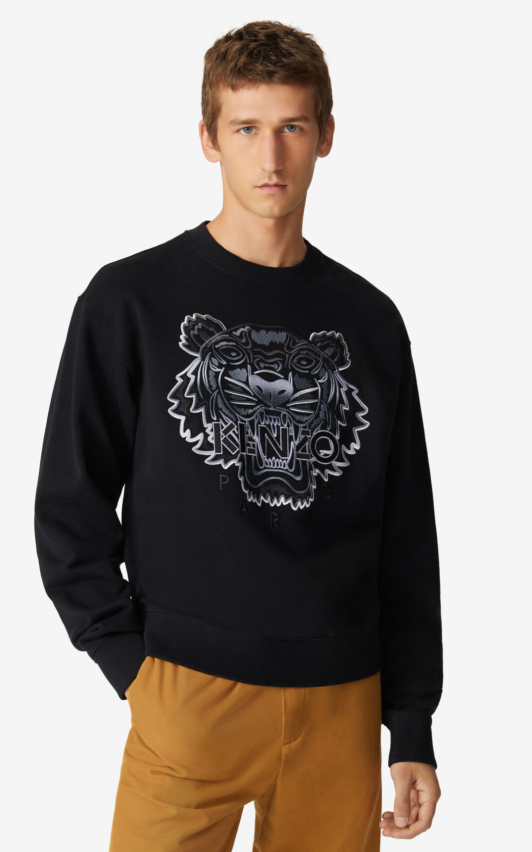 Kenzo Tiger Melegítő Felső Férfi Fekete | ID.420904